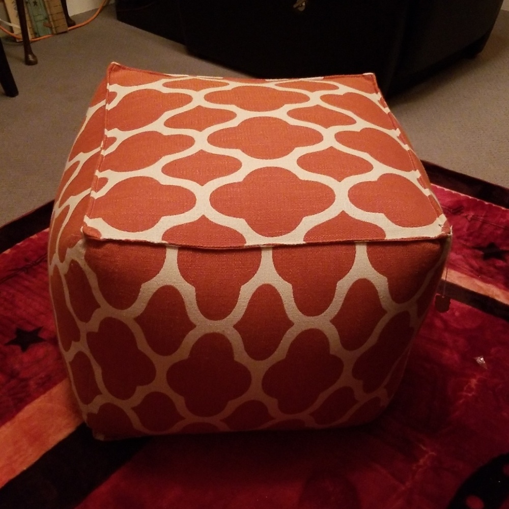Gorgeous Brand New Pillow Ottoman